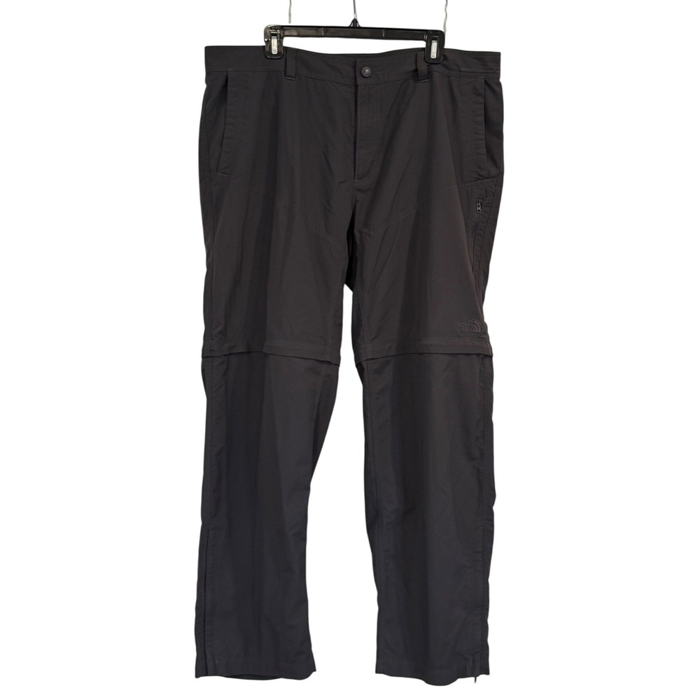The North Face Mens Convertible Hiking Pants Zip Off Shorts Ripstop 40x30